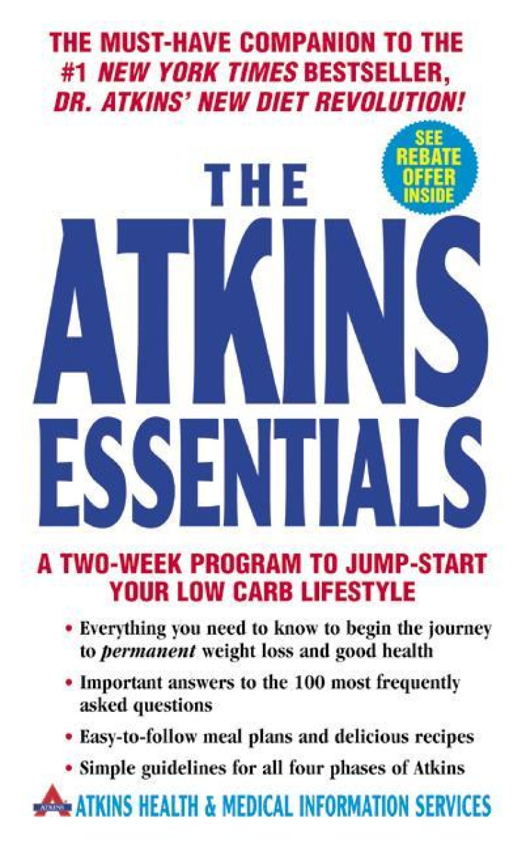 The Atkins Essentials -  Collectif - AVON BOOKS USA