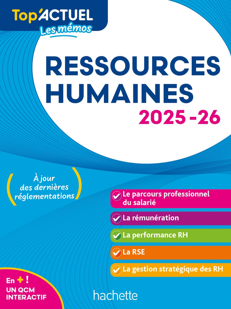 Top'Actuel - Ressources Humaines (RH) 2025-2026 - Hamza Merabet - HACHETTE EDUC