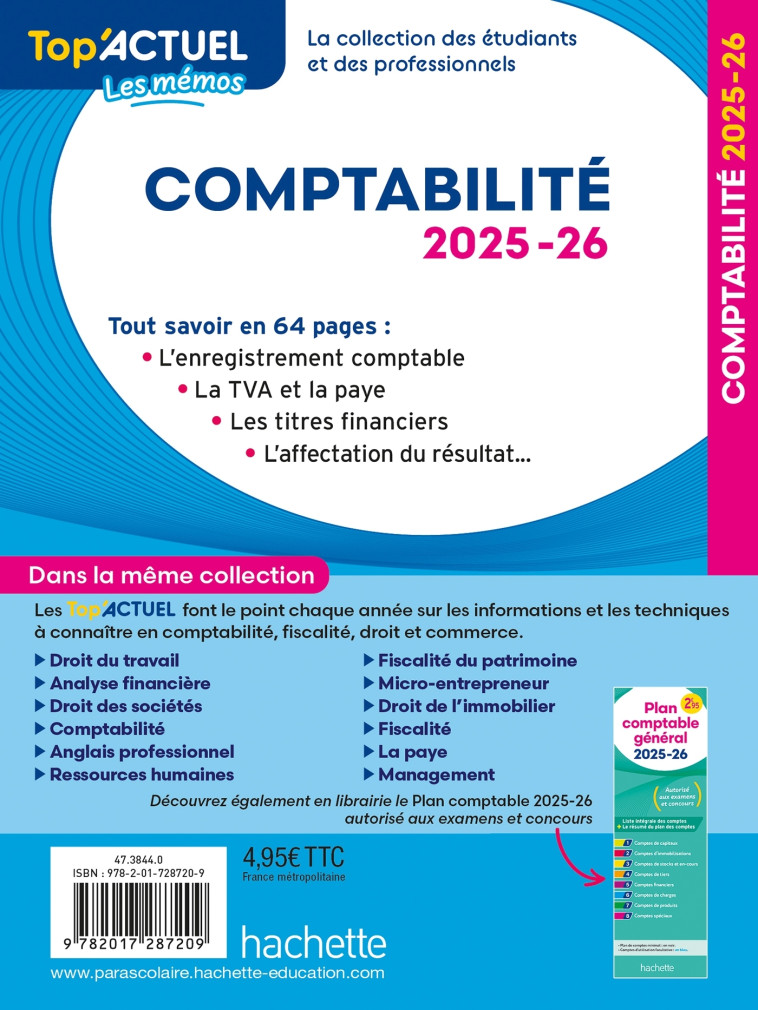 Top'Actuel Comptabilité  2025-2026 - Gilles Meyer - HACHETTE EDUC