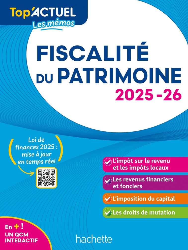 Top'Actuel Fiscalité du patrimoine  2025-2026 - Gilles Meyer - HACHETTE EDUC