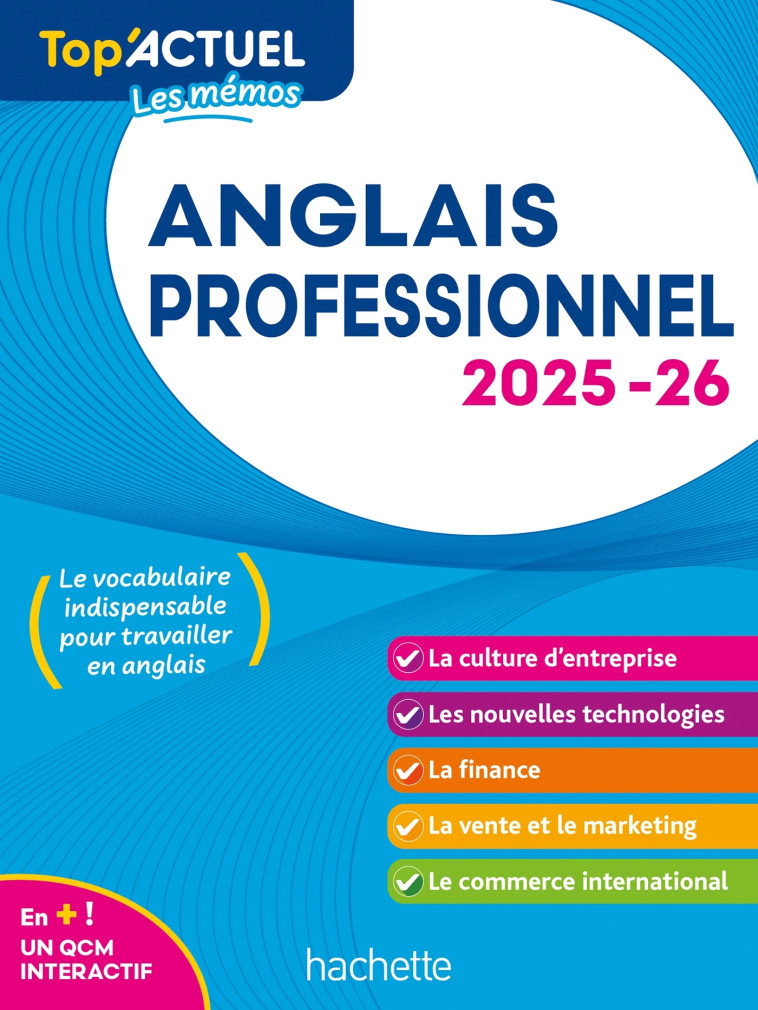 Top'Actuel Anglais professionnel 2025-2026 - Ingela Armand - HACHETTE EDUC