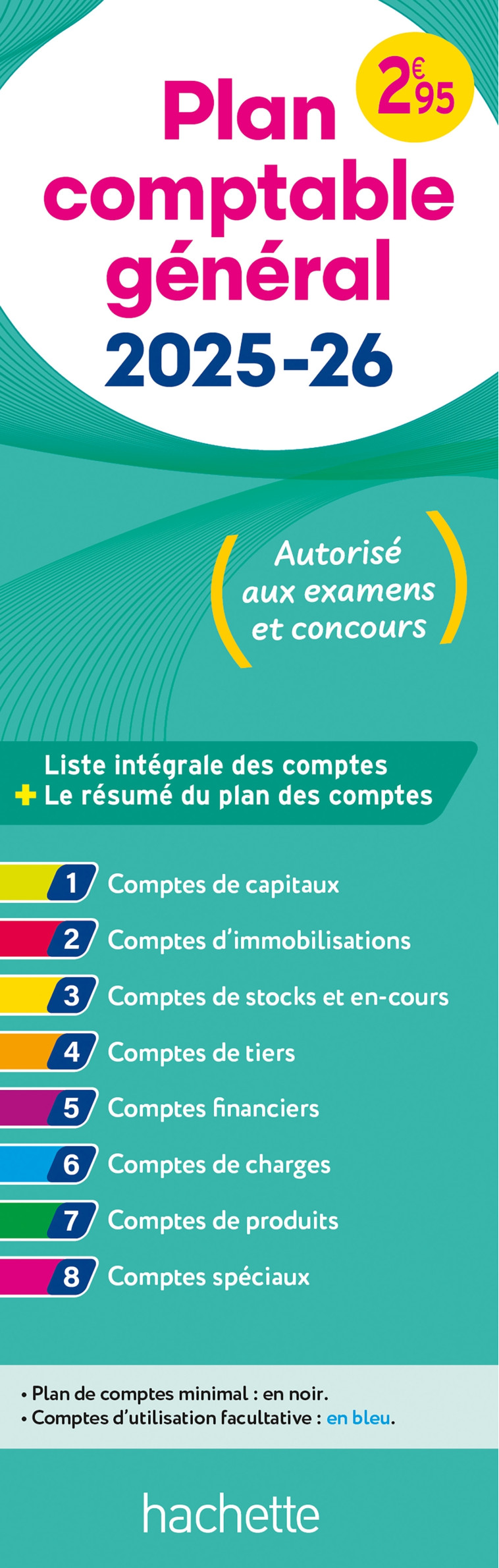 Plan comptable général 2025-2026  (autorisé aux examens et concours) - Gilles Meyer - HACHETTE EDUC