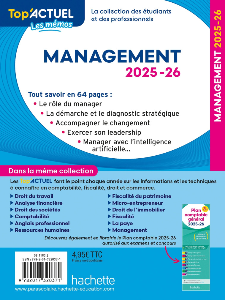 Top'Actuel Management 2025-2026 - Hamza Merabet - HACHETTE EDUC